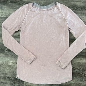 Lululemon Sunshine Coast Sweater Cashmere Blend 6 Dusty Pink
